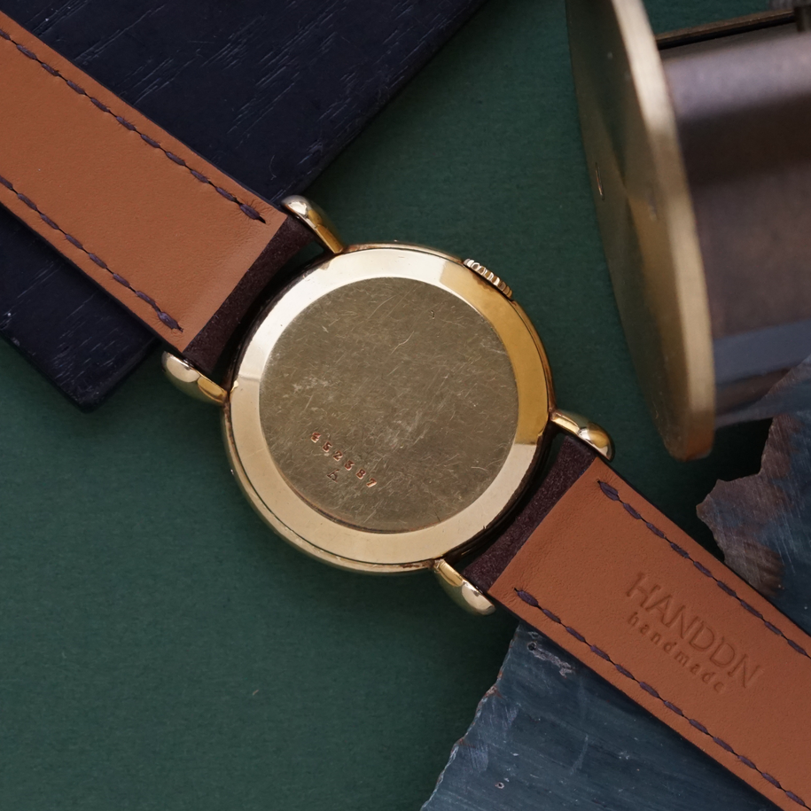 Jaeger LeCoultre Vintage Triple Date Moonphase 18k Yellow Gold
