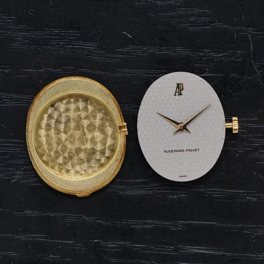 Vintage Audemars Piguet Woven Diamond Bracelet Two-Tone Watch