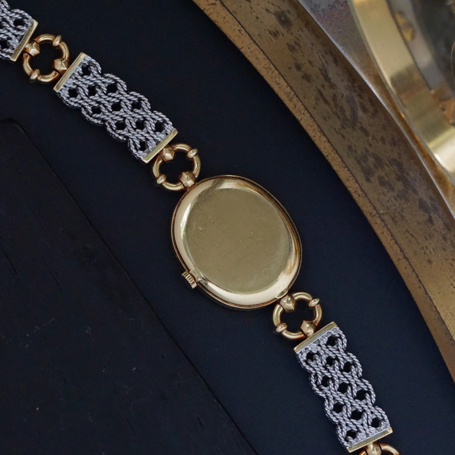 Vintage Audemars Piguet Woven Chain Diamond Watch, Circa 1970s
