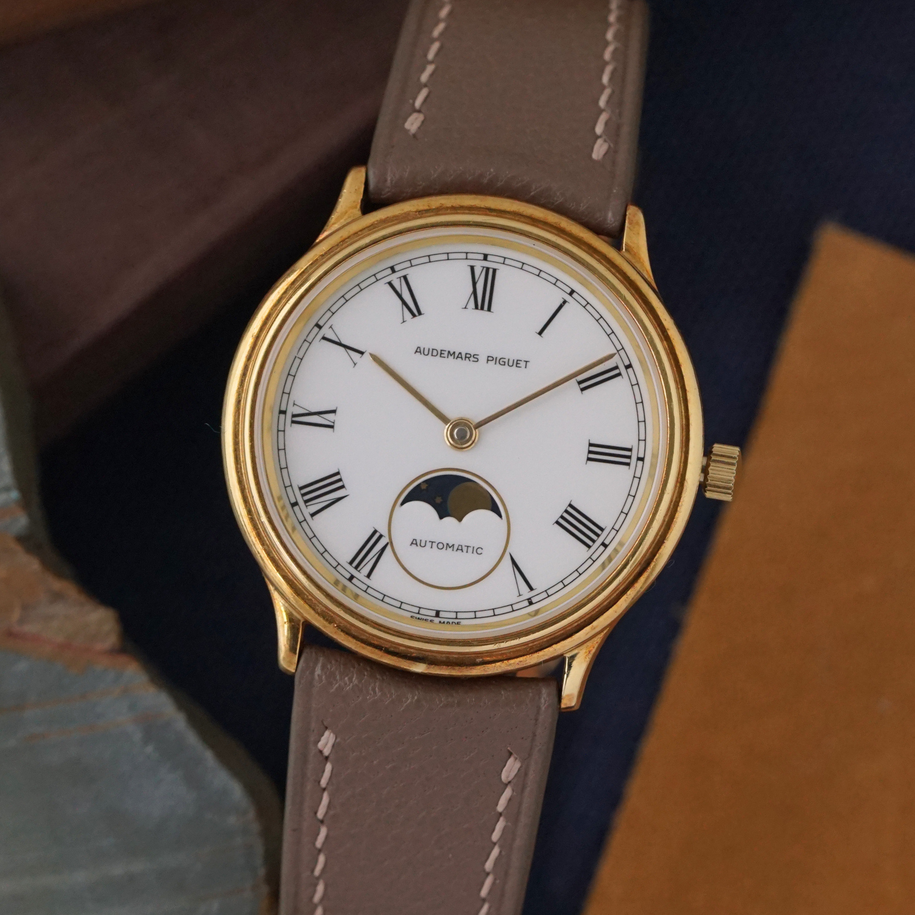 Audemars Piguet Classique Moon Phase Automatic Yellow Gold, 1980s
