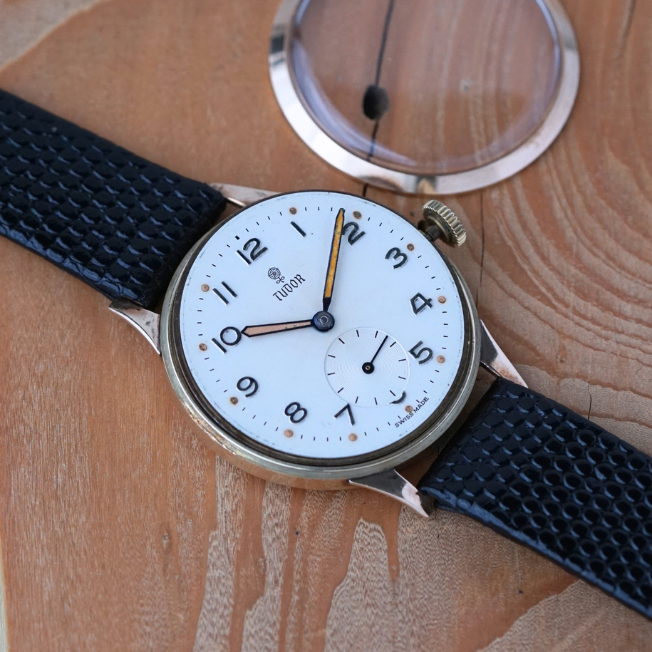 Tudor Late 1940s Ref. 2705 Early Rose Logo Rose Gold