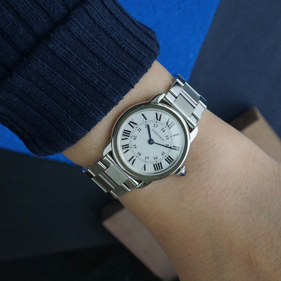 Cartier Ronde Solo Small W6701004 Stainless Steel 29mm Quartz