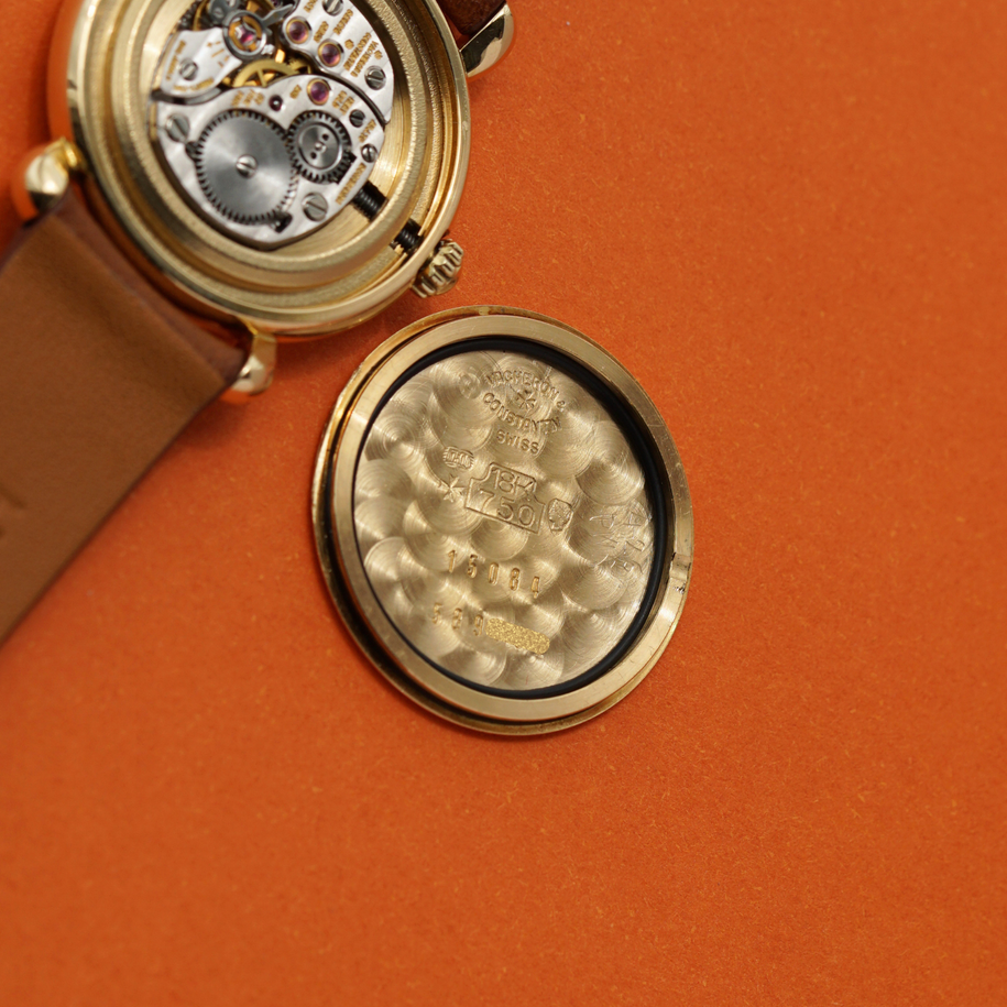 1980s Vacheron Constantin 15084 18k Gold Sigma Dial Manual Wind w/ 18k Maltese Buckle