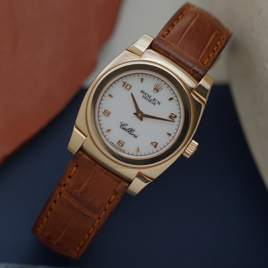 Rolex Cellini Cestello 5310 18K Rose Gold Manual Wind Watch 1999