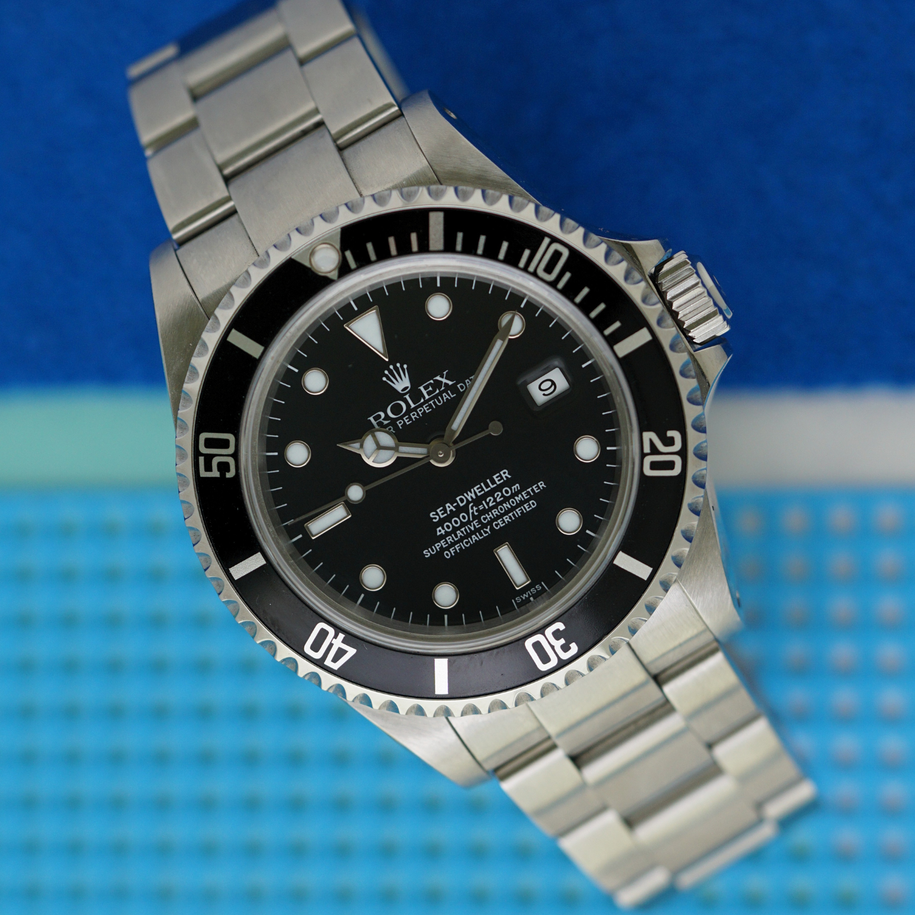 Rolex Sea-Dweller 16600 Stainless Steel Black Dial 1999 Oyster Bracelet