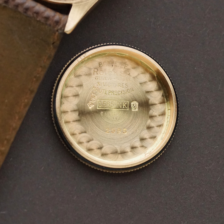 Rolex Vintage Oyster Speedking 2595 14K Rose Gold Manual Wind, Circa 1946