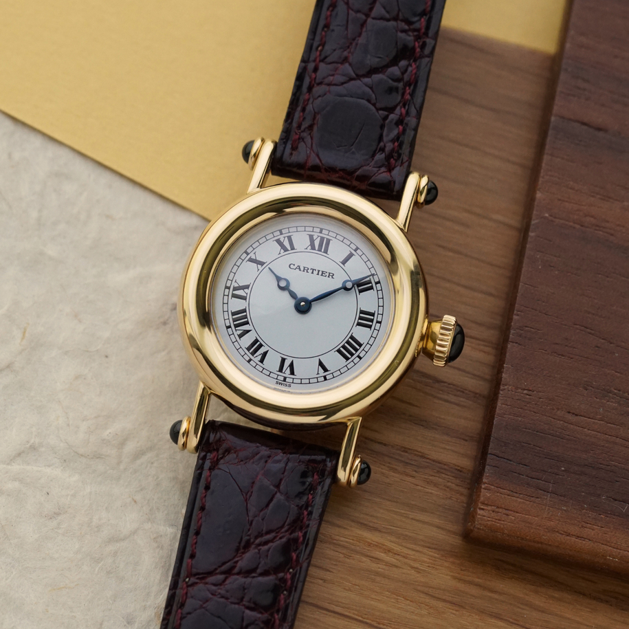 Cartier Diabolo Small 14400 18k Yellow Gold 2000s Quartz 27mm