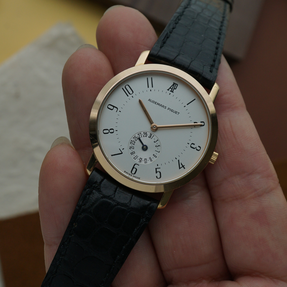 1980s Audemars Piguet Calendar 18k Rose Gold BA25660