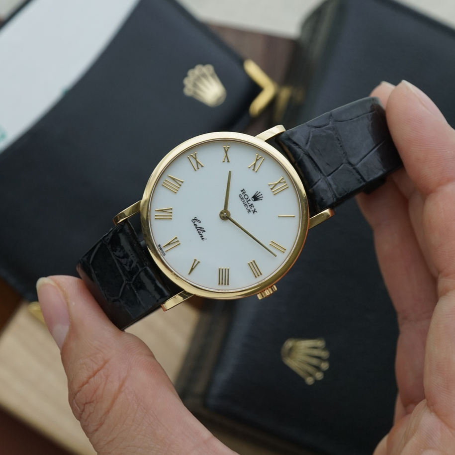 Rolex Cellini 5112 18k Yellow Gold 2001 Papers