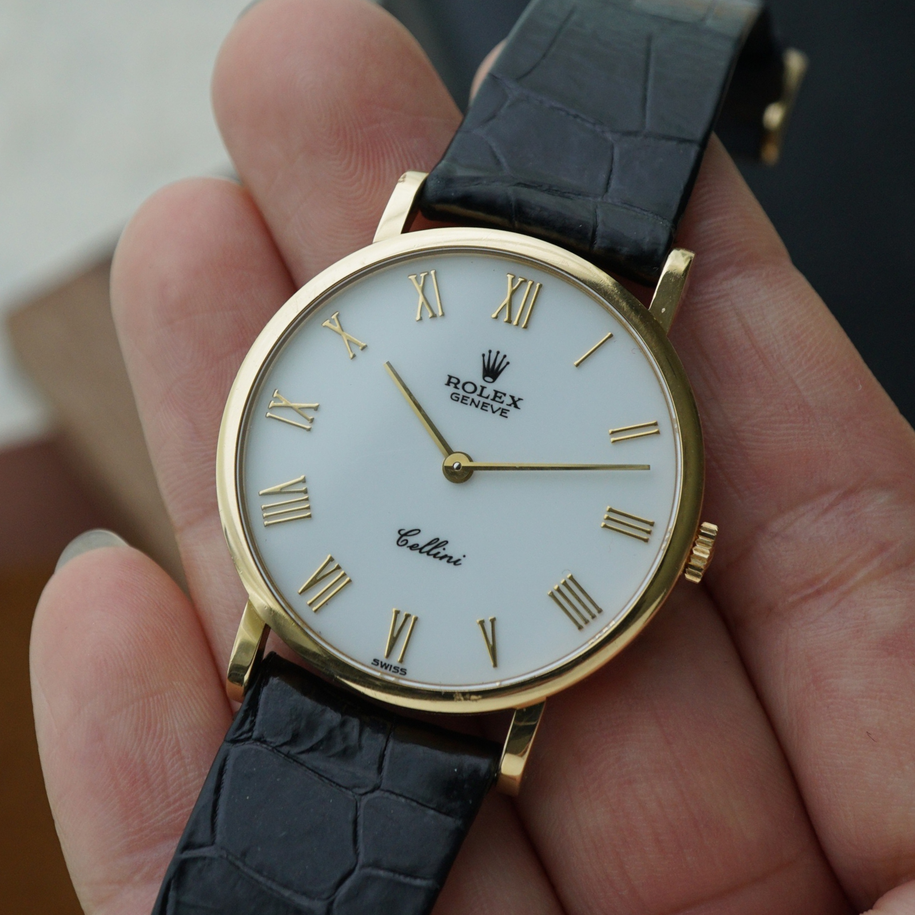 Rolex Cellini 5112 18k Yellow Gold 2001 Papers