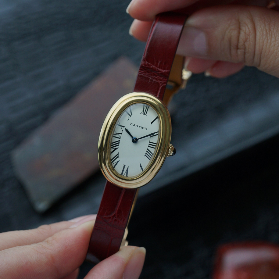 Vintage Cartier Baignoire 18k Yellow Gold 1980s