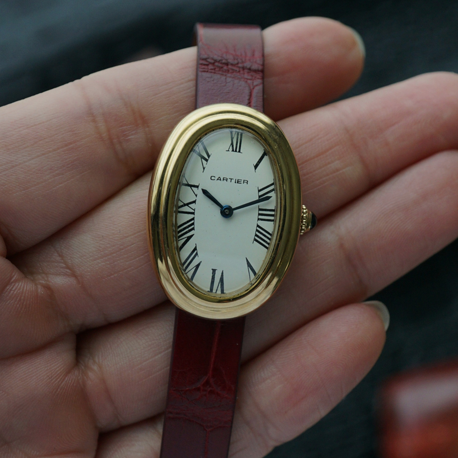 Vintage Cartier Baignoire 18k Yellow Gold 1980s