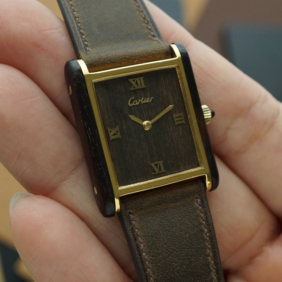 Cartier Tank Palissandre Wood 20611