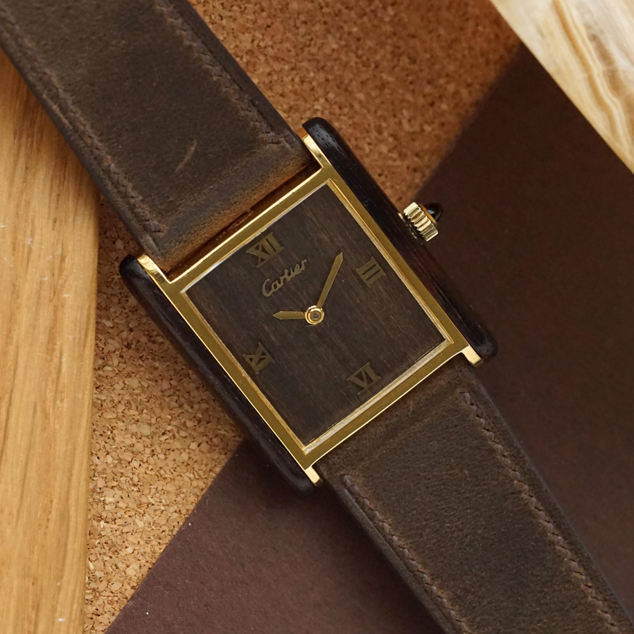 Cartier Tank Palissandre Wood 20611