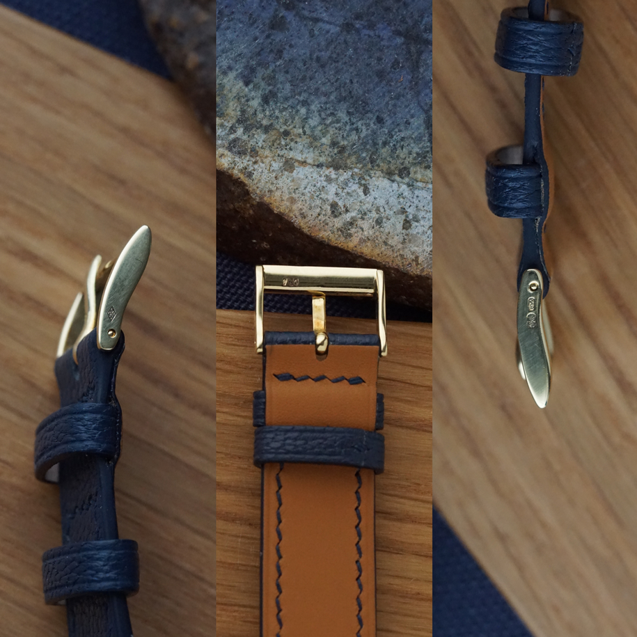 Chaumet Paris 13A 18K Yellow Gold Automatic Pebble Watch 1990s
