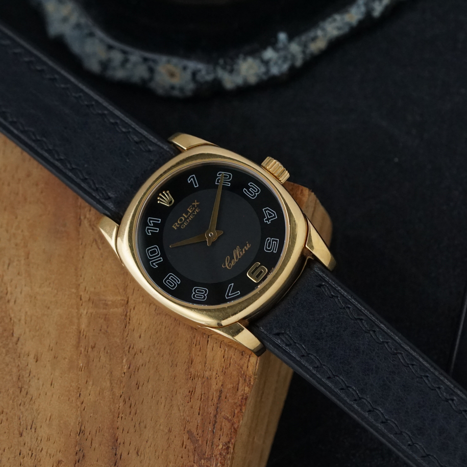 Rolex Ladies Cellini Danaos Ref. 6229 18k Yellow Gold 1999