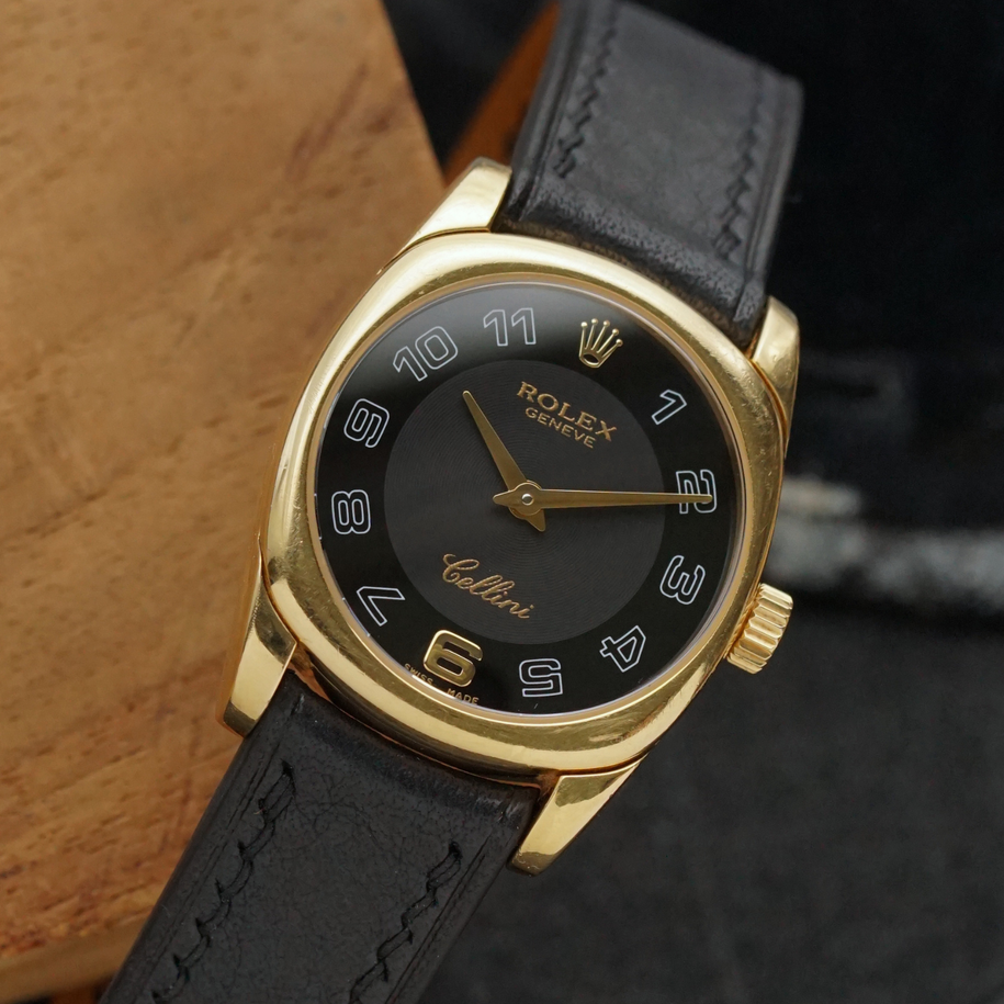 Rolex Ladies Cellini Danaos Ref. 6229 18k Yellow Gold 1999