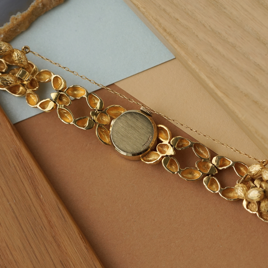 Vintage Rolex 14k Yellow Gold Nugget Bracelet