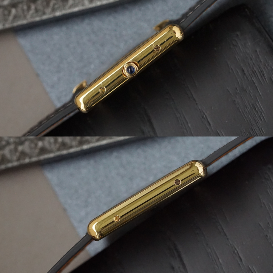 Cartier Tank Must Vermeil Grey Roman Dial Quartz 1990s