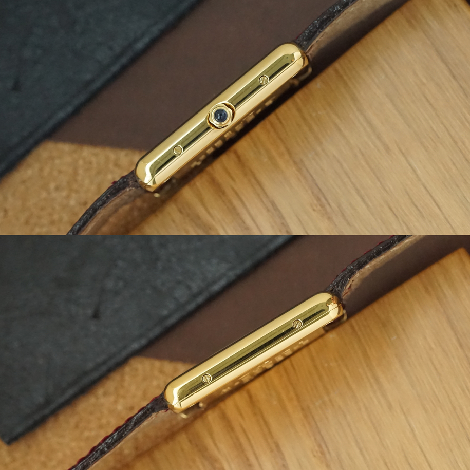 Cartier Must Tank Trinity Enamel Dial