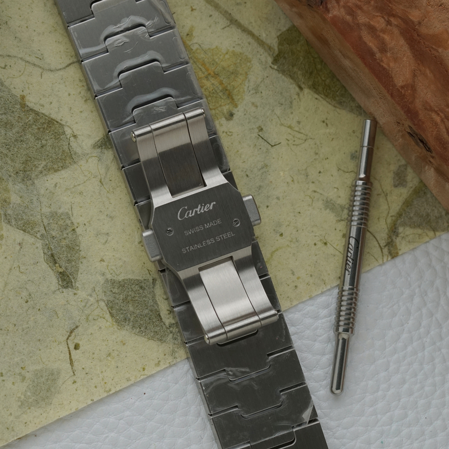 Cartier Santos de Cartier WSSA0062 Stainless Steel Large Automatic Full Set
