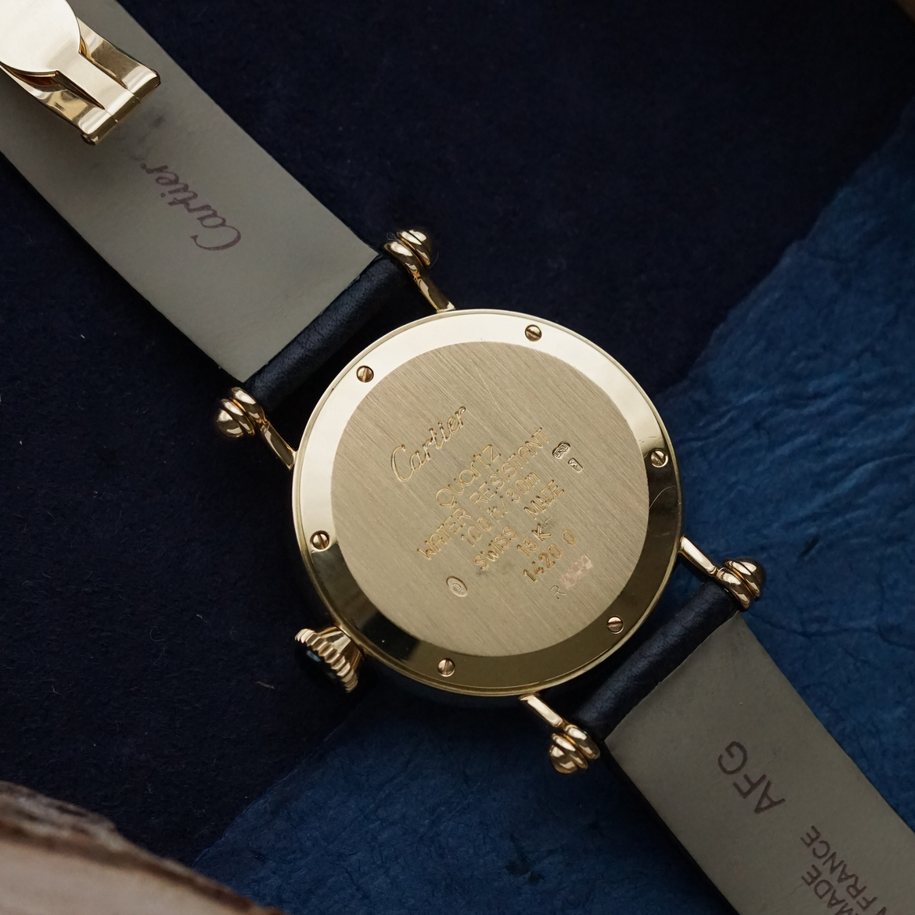 Cartier Diabolo 14200 Large Date 18k Yellow Gold 1990s