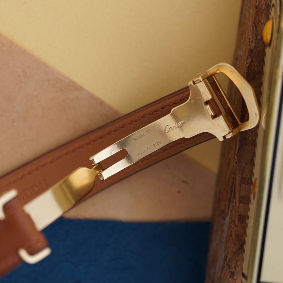 Cartier Tank Must Large Vermeil Date 1990s