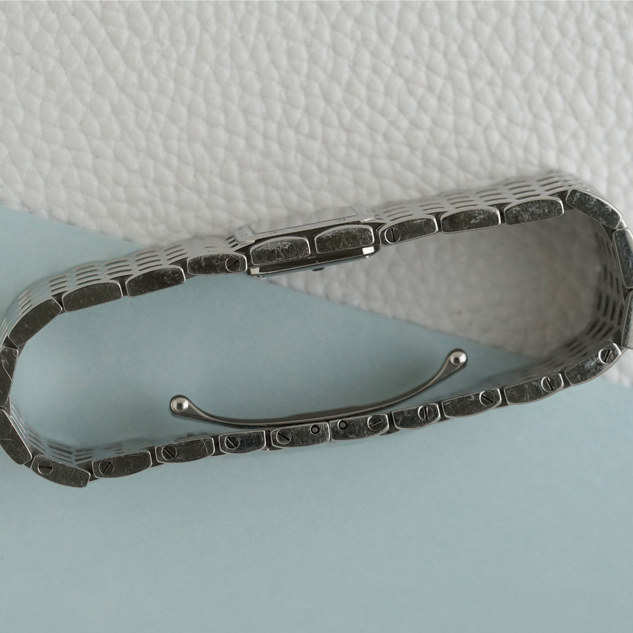 Cartier Panthere Ruban Blue Mother of Pearl Stainless Steel Bracelet