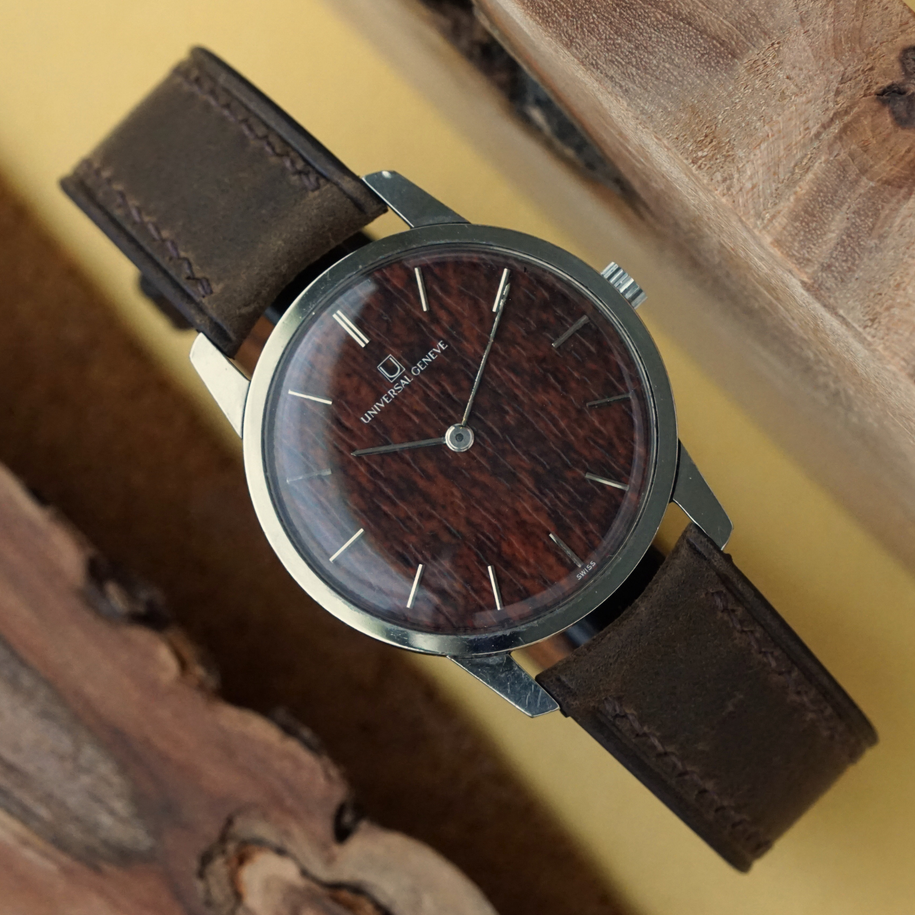 Universal Geneve Altesse Ref. 842101 Wood Dial, circa 1960s