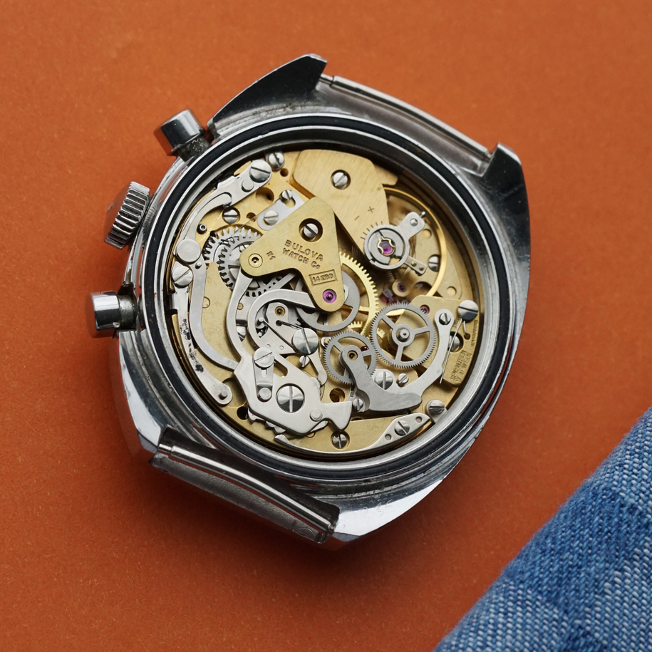 Bulova Chronograph Valjoux 7734 Stainless Steel 1970s