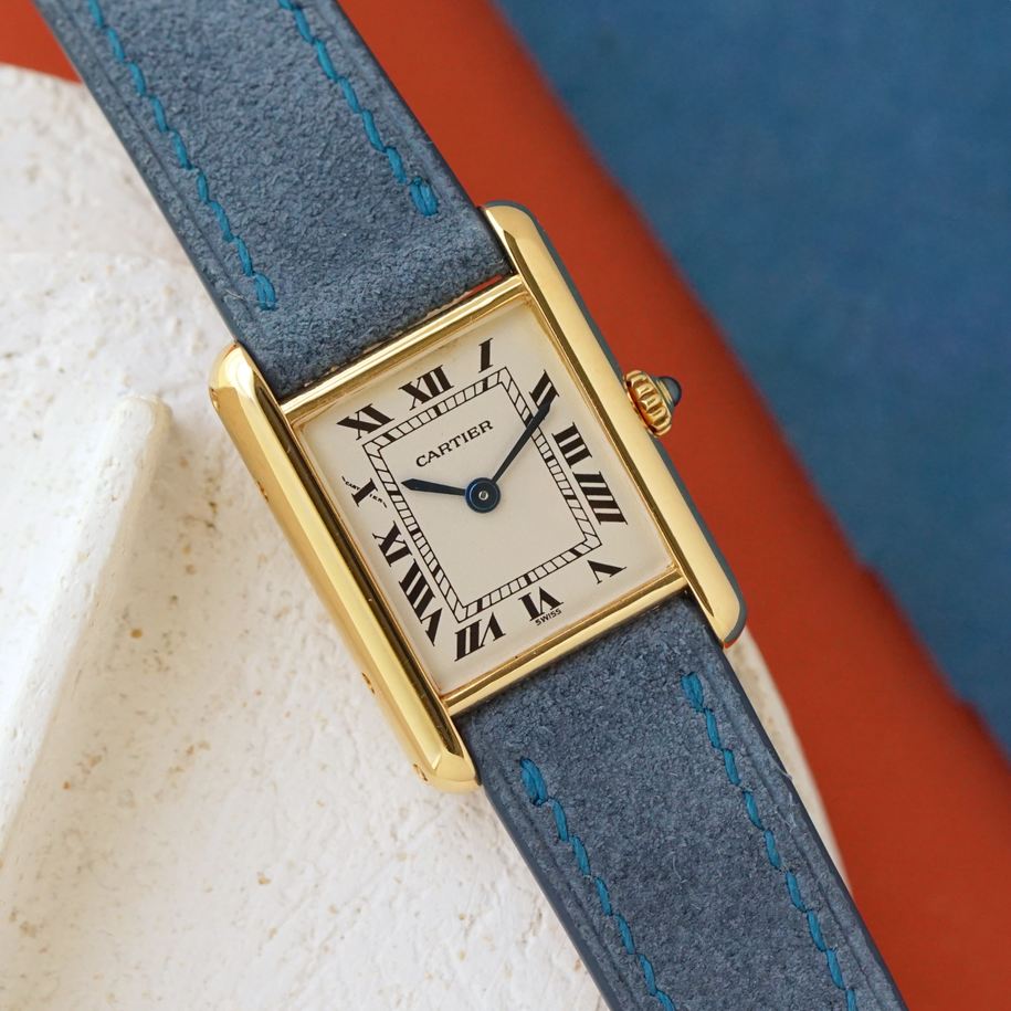 Cartier Tank Louis Small 18k Yellow Gold 21mm Quartz
