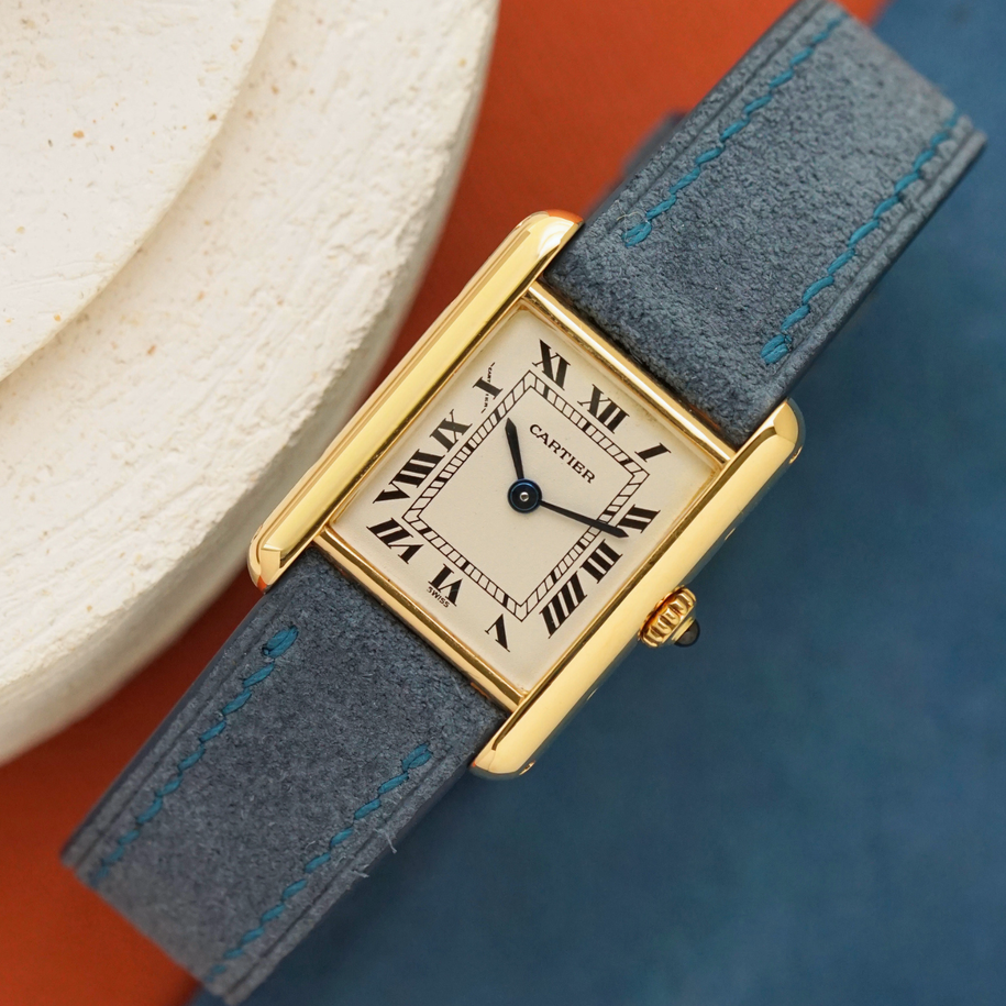 Cartier Tank Louis Small 18k Yellow Gold 21mm Quartz
