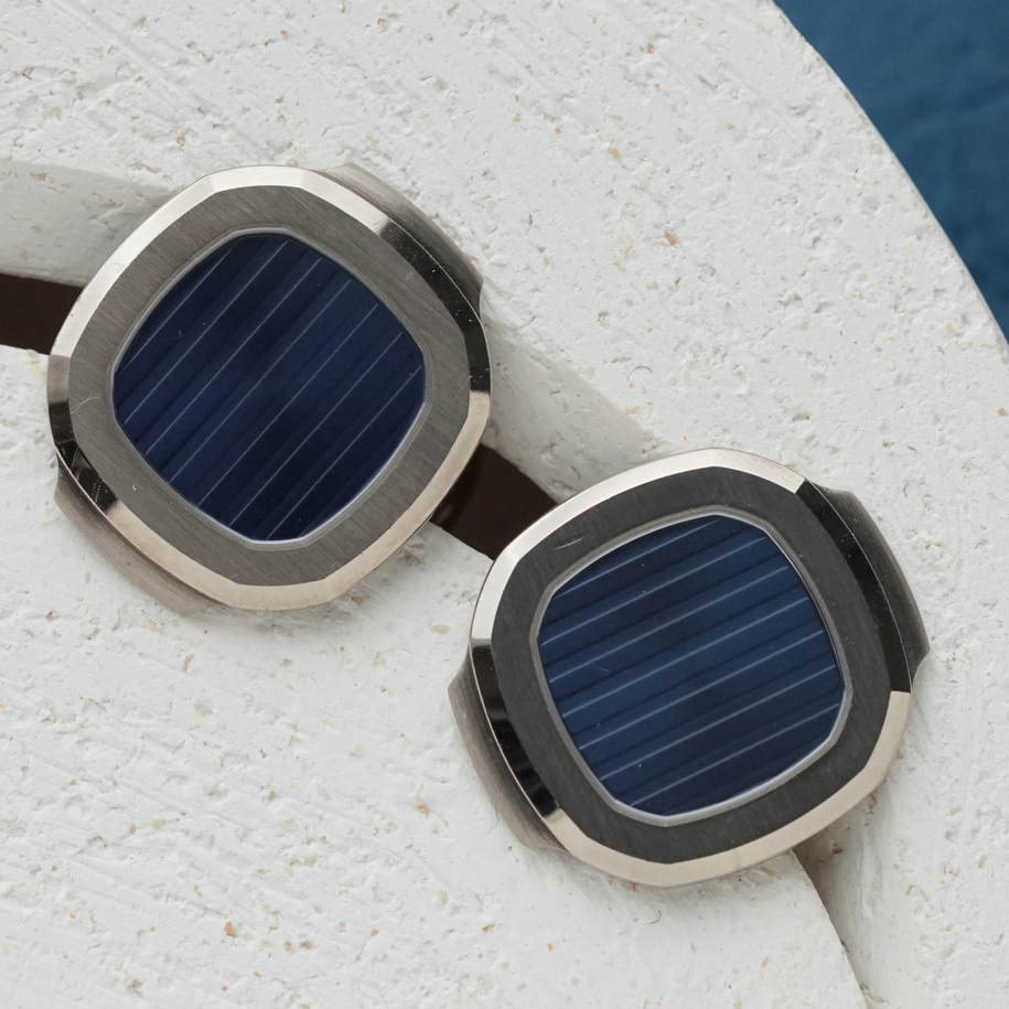 Patek Philippe Nautilus 18k White Gold Cufflinks Ref. 205.9057G-001 Box Set