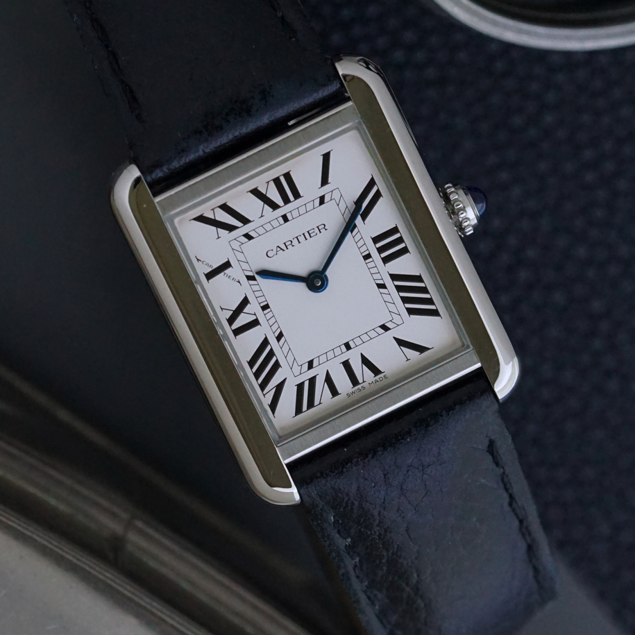 Cartier Tank Solo Stainless Steel WSTAA0030 2021 Card