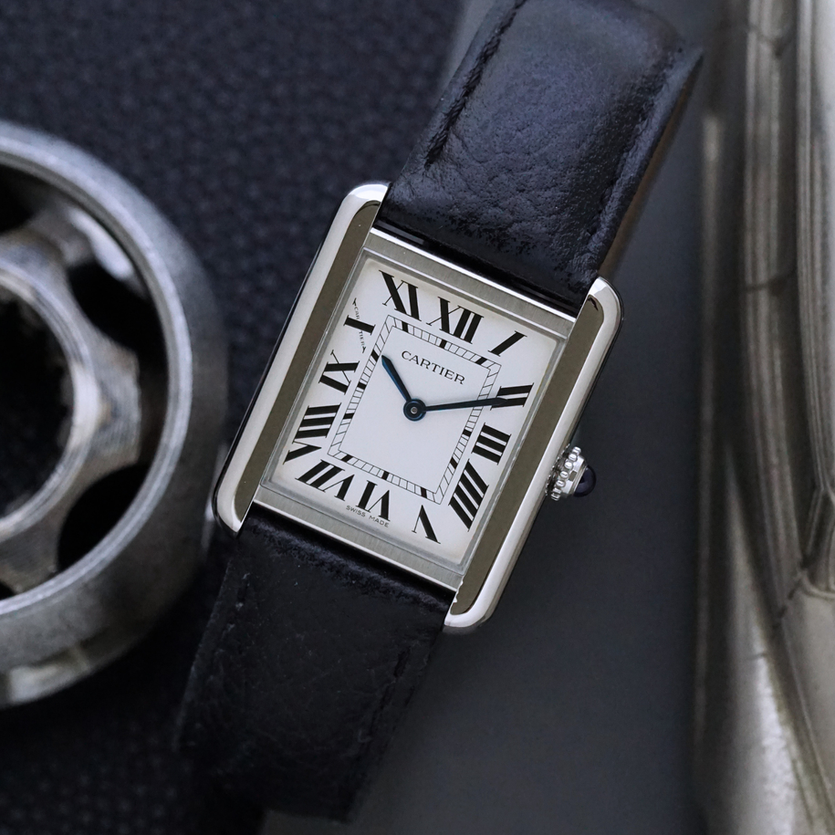 Cartier Tank Solo Stainless Steel WSTAA0030 2021 Card
