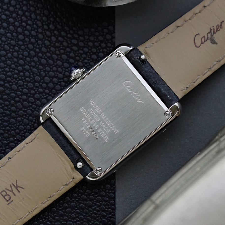 Cartier Tank Solo Stainless Steel WSTA0030 2021 Card