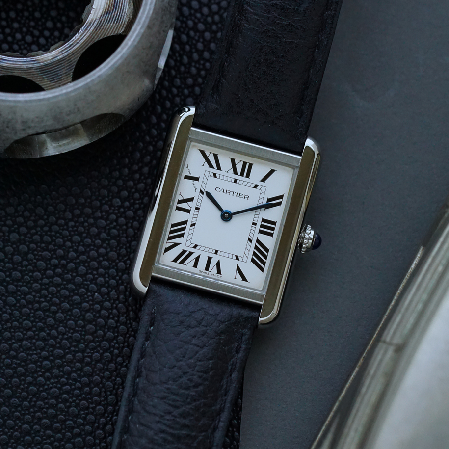Cartier Tank Solo Stainless Steel WSTAA0030 2021 Card