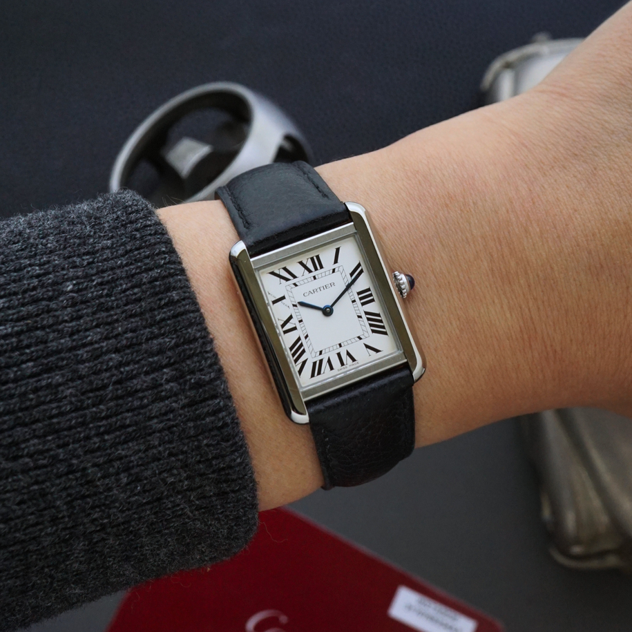 Cartier Tank Solo Stainless Steel WSTAA0030 2021 Card