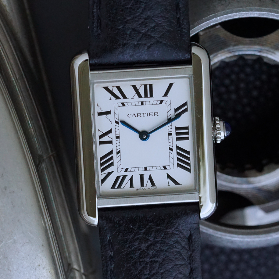Cartier Tank Solo Stainless Steel WSTAA0030 2021 Card