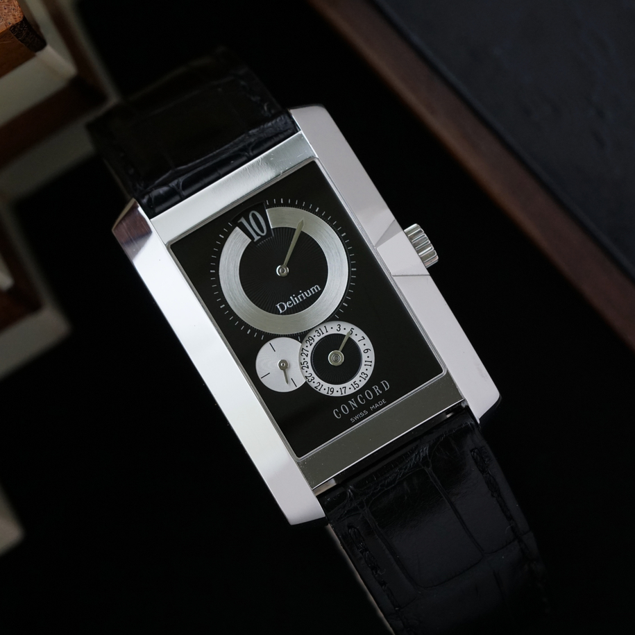Concord Delirium La Nuit 18k White Gold 60 N6 1460.1 Manual Wind circa 2005–2008