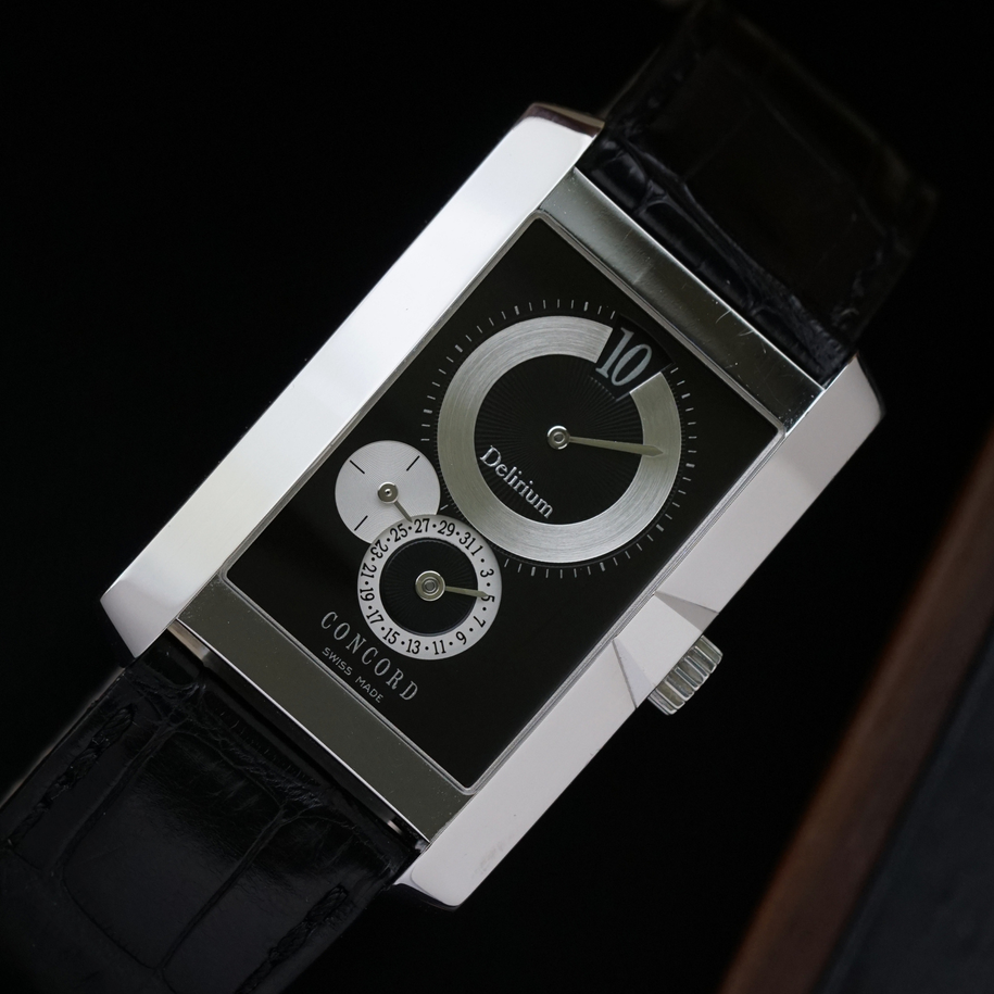 Concord Delirium La Nuit 18k White Gold 60 N6 1460.1 Manual Wind circa 2005–2008