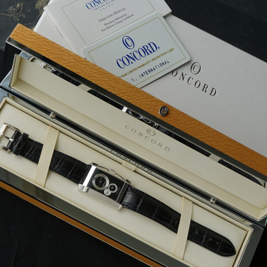 Concord Delirium La Nuit 18k White Gold 60 N6 1460.1 Manual Wind circa 2005–2008