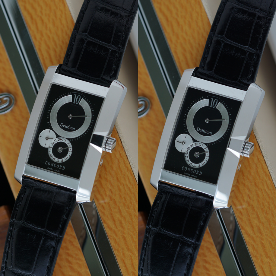Concord Delirium La Nuit 18k White Gold 60 N6 1460.1 Manual Wind circa 2005–2008