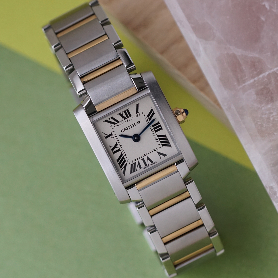 Cartier Tank Francaise Two Tone W51007Q4 Small