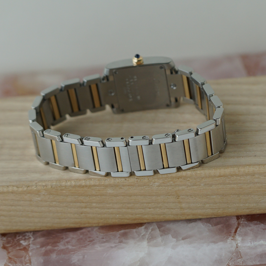 Cartier Tank Francaise Two Tone W51007Q4 Small