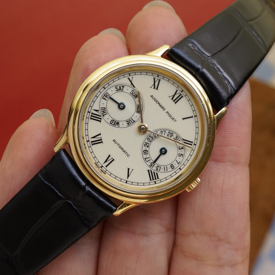 Audemars Piguet Day-Date “The Owl” 25574BA 18k Yellow Gold, Circa 1980s