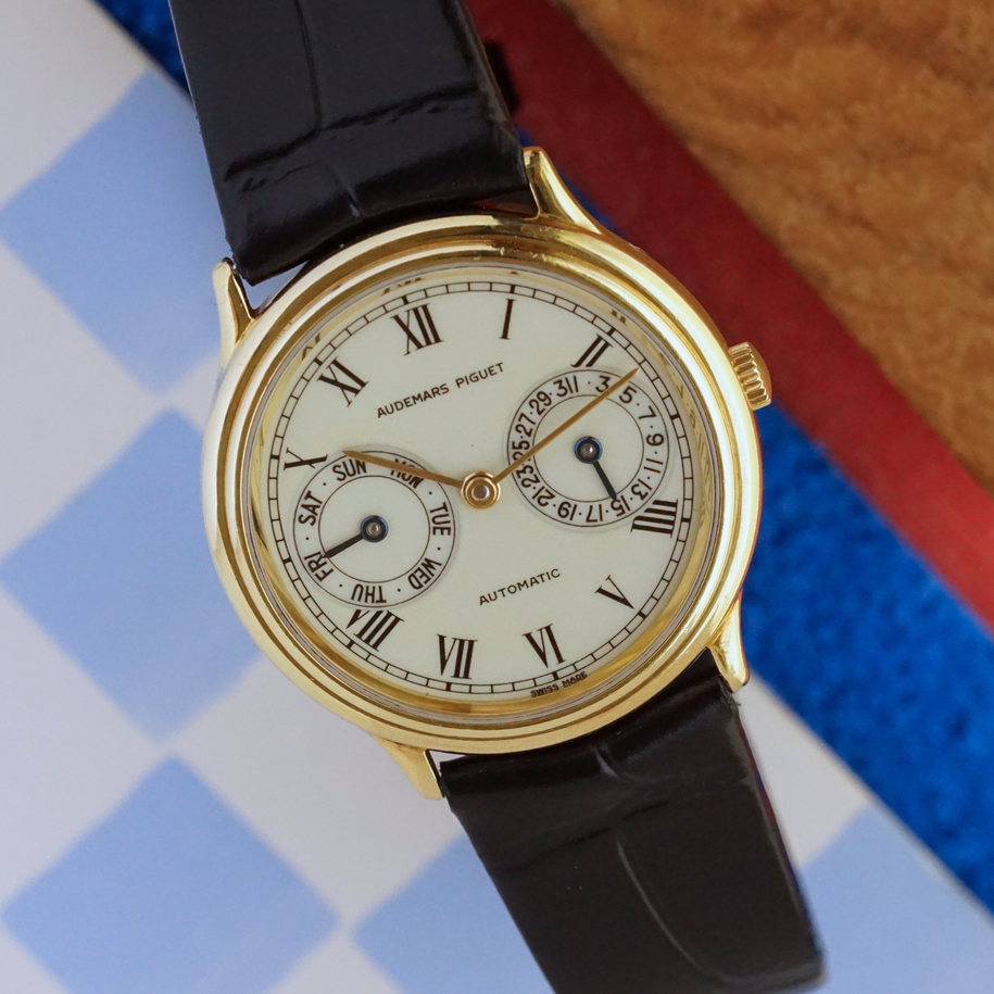 Audemars Piguet Day-Date “The Owl” 25574BA 18k Yellow Gold, Circa 1980s