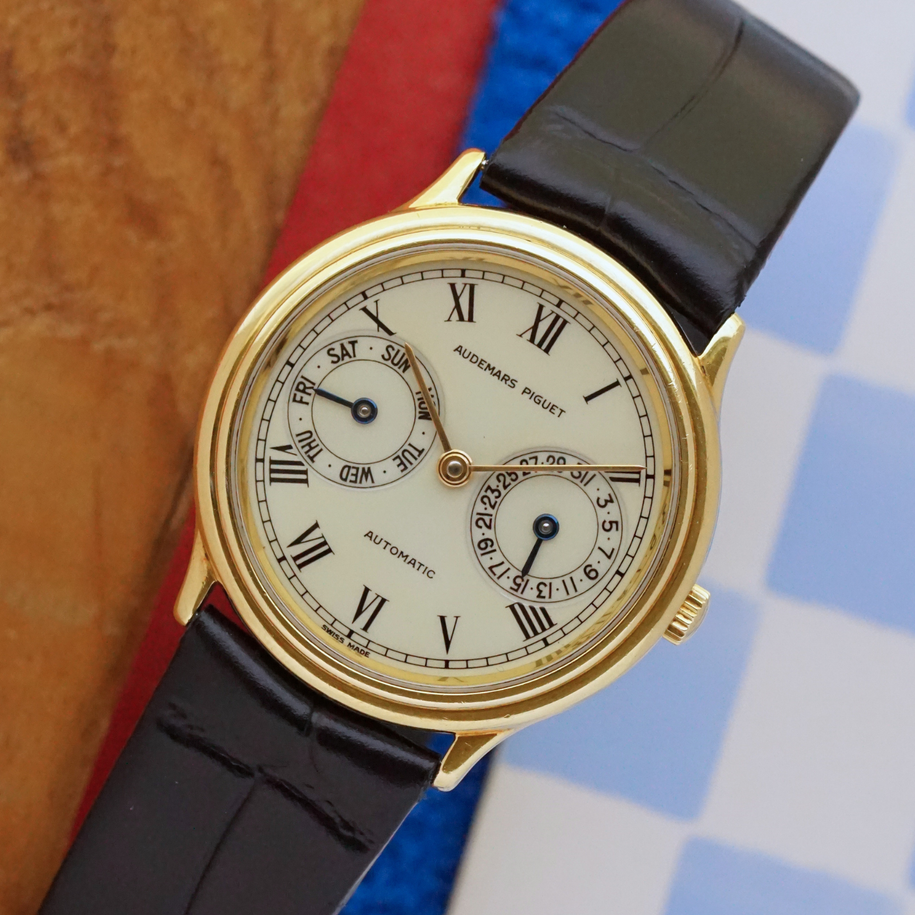 Audemars Piguet Day-Date “The Owl” 25574BA 18k Yellow Gold, Circa 1980s
