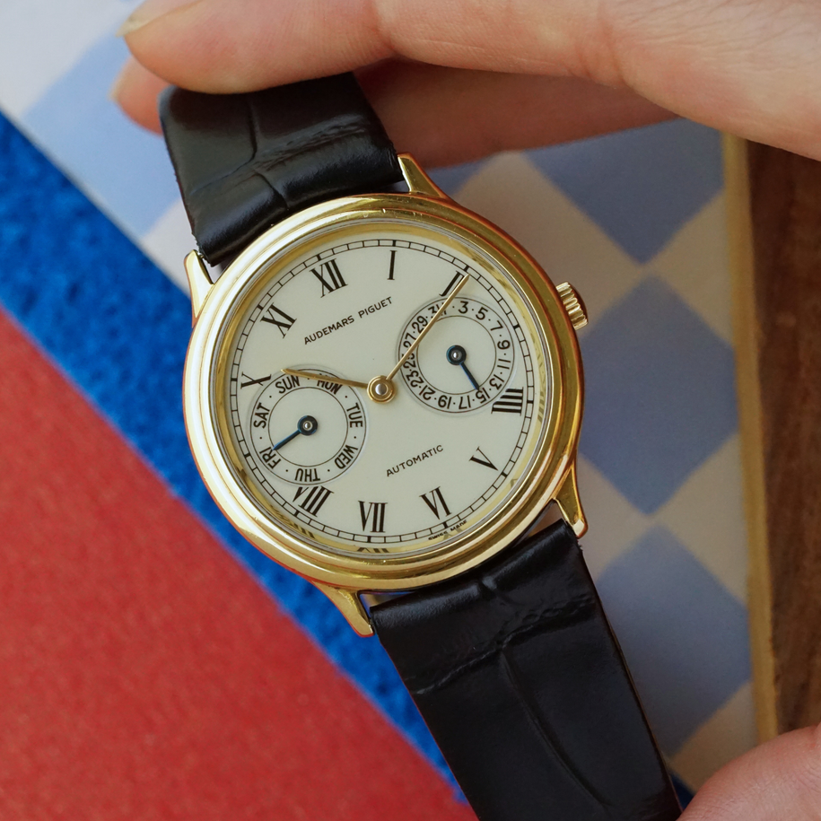 Audemars Piguet Day-Date “The Owl” 25574BA 18k Yellow Gold, Circa 1980s