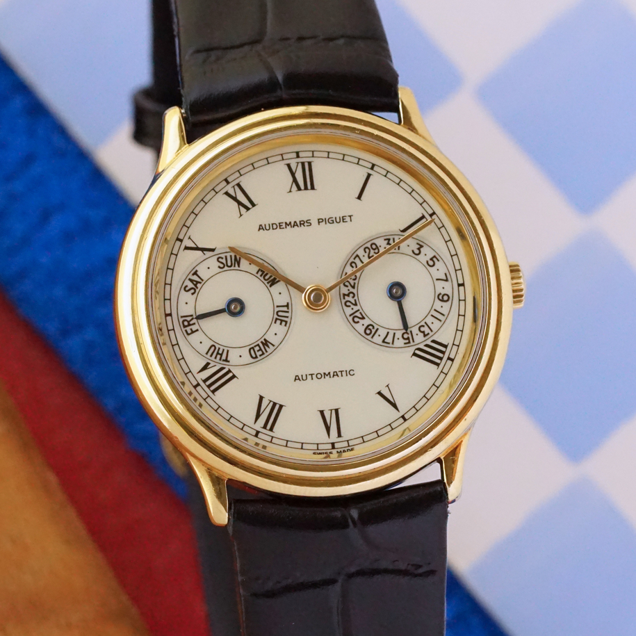 Audemars Piguet Day-Date “The Owl” 25574BA 18k Yellow Gold, Circa 1980s